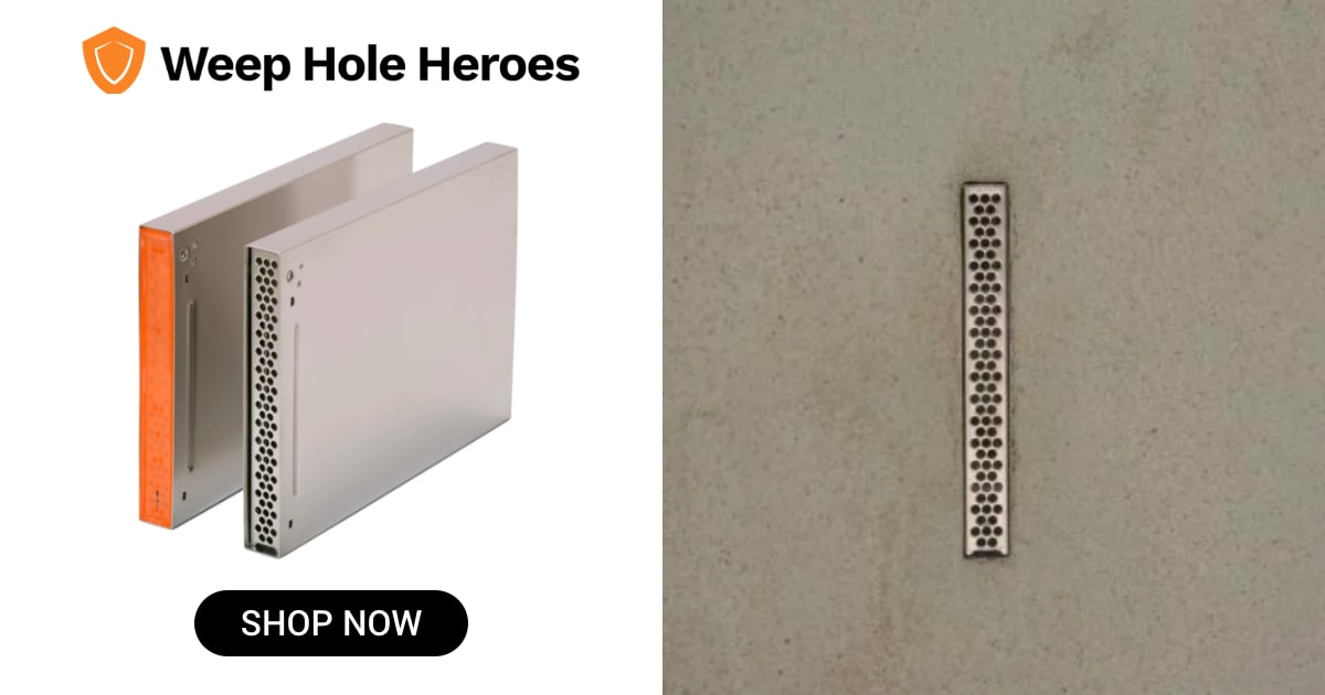 Stainless Steel Weepa | Weep Hole Heroes NZ